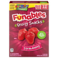 Funables Fruity Snacks, Starwberry, Value Pack - 22 Each 