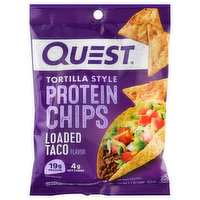 Quest Protein Chips, Loaded Taco Flavor, Tortilla Style