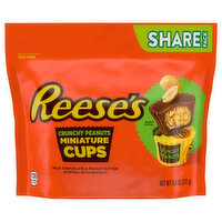 Reese's Miniature Cups, Crunchy Peanuts, Share Pack - 9.6 Ounce 