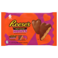 Reese's Peanut Butter, Hearts, 6 Pack - 6 Each 