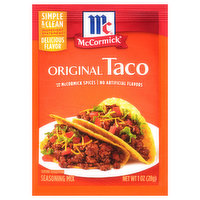 McCormick 30% Less Sodium Mild Taco Seasoning Mix, 1 oz