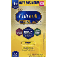 Enfamil Infant Formula, Milk-Based Powder with Iron, Refill Box, 0-12 Months - 2 Each 