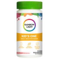 Rainbow Light Daily Multivitamin, Kid's One, Chewable Vegetarian Tablets, Fruit Punch Flavored - 90 Each 