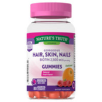 Nature's Truth Hair, Skin & Nails, Gummies, Natural Fruit Flavor