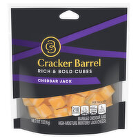 Cracker Barrel Cheese, Cheddar Jack, Cubes - 2 Ounce 