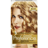 Superior Preference Permanent Color, Warmer, Golden Blonde 8G