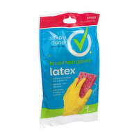 Simply Done Household Gloves, Latex - 1 Each 