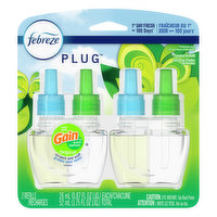 Febreze Scented Oil Refill, Gain Original - 2 Each