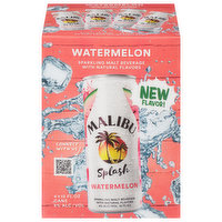 Malibu Sparkling Malt Beverage, Watermelon - 4 Each 