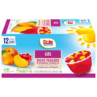 Dole Peaches in Strawberry Flavored Gel