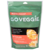 Go Veggie Cheese Food Alternative, Mexican, Style Shreds - 8 Ounce 