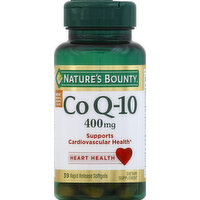 Nature's Bounty Co Q-10, 400 mg, Rapid Release Softgels