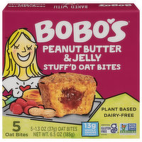 Bobo's Stuff'd Oat Bites, Peanut Butter & Jelly - 5 Each