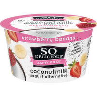 So Delicious Dairy Free Strawberry Banana Coconutmilk Yogurt Alternative - 5.3 Ounce 