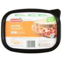 Brookshire's Ham, Honey, Uncured, Family Pack - 16 Ounce 