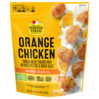 Foster Farms Chicken Breast Portions, Orange Chicken, Orange Glaze - 24 Ounce 