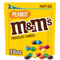 M&M'S Chocolate Candies, Peanut, Party Size - 38 Ounce 