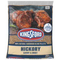 Kingsford Wood Pellets, 100% Hickory - 20 Pound