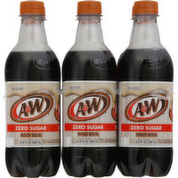 A & W Root Beer, Zero Sugar - 6 Each 