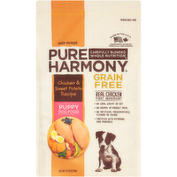 Pure Harmony Dog Food, Super Premium, Grain Free, Chicken & Sweet Potato Recipe, Puppy