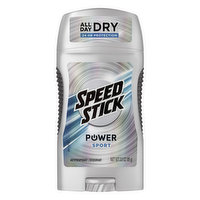 Speed Stick Antiperspirant/Deodorant, Power Sport - 3 Ounce 