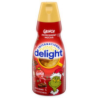 International Delight Coffee Creamer, Peppermint Mocha, Grinch - 32 Fluid ounce