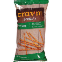 Crav'n Flavor Pretzels, Sticks - 15 Ounce 
