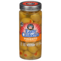 Early California Olives, Pimiento, Stuffed Queen - 7 Ounce 