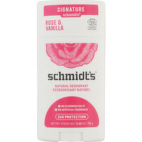 Schmidt's Deodorant, Natural, Rose / Vanilla - 2.65 Ounce 