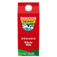 Horizon Organic Milk, Whole - 0.5 Gallon 