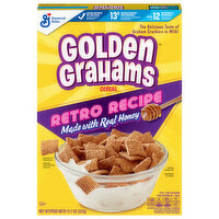 Golden Grahams Cereal, Retro Recipe - 11.7 Ounce 