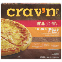 Crav'n Flavor Pizza, Rising Crust, Four Cheese