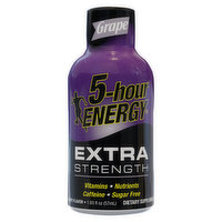 5-Hour Energy Energy Shot, Extra Strength, Grape Flavor