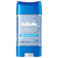 Gillette Antiperspirant/Deodorant, Clear Gel, Cool Wave - 3.8 Ounce 
