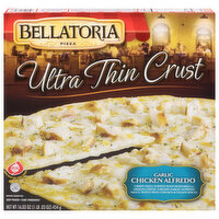 Bellatoria Pizza, Ultra Thin Crust, Garlic Chicken Alfredo - 16.03 Ounce 