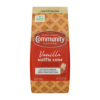 Community Coffee Ground, Vanilla Waffle Cone - 11 Ounce 