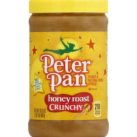 Peter Pan Peanut & Natural Honey Spread, Honey Roast, Crunchy - 16.3 Ounce 