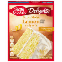 Betty Crocker Cake Mix, Lemon - 13.25 Ounce 