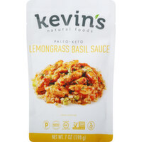 Kevins Sauce, Lemongrass Basil - 7 Ounce 