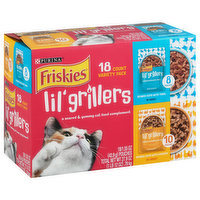 Friskies Gravy Wet Cat Food Complement Variety Pack, Lil' Grillers Seared Cuts With Chicken & Tuna