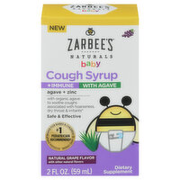 Zarbee's Cough Syrup + Immune, Natural Grape Flavor, Baby