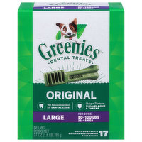 Greenies Dental Treats, Dental, Large, Original - 17 Each 