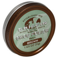 Griffin Shoe Polish, Premium, Brown - 1.125 Ounce 