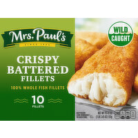 Mrs. Paul's Crispy Battered Fish Fillets - 10 Each 