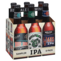 Real Ale Brewing Co Beer, IPA, Sampler, 6-Pack
