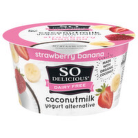 So Delicious Dairy Free Yogurt Alternative, Coconutmilk, Strawberry Banana - 5.3 Ounce 