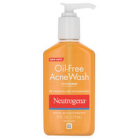 Neutrogena Acne Wash, Oil-Free - 6 Fluid ounce 