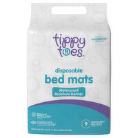 Tippy Toes Bed Mats, Disposable - 9 Each 