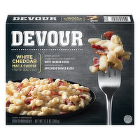 Devour White Cheddar Mac & Cheese with Bacon