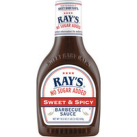 Ray's Barbecue Sauce, No Sugar Added, Sweet & Spicy